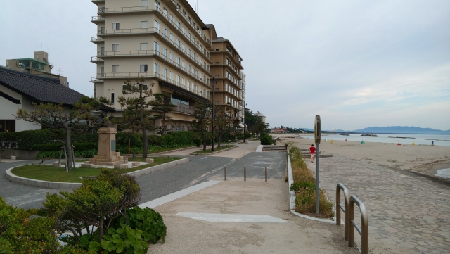 皆生温泉　雰囲気