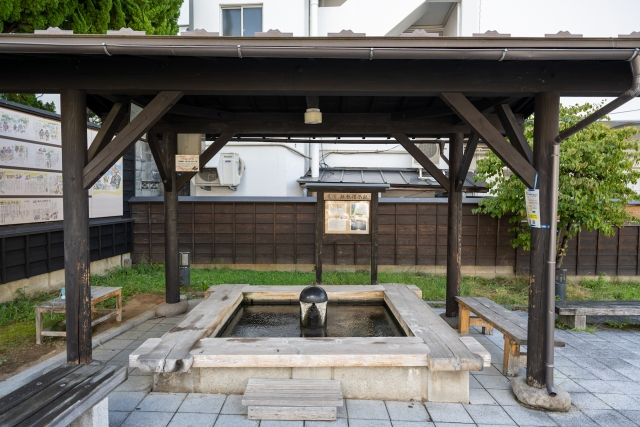かみのやま温泉　あし湯