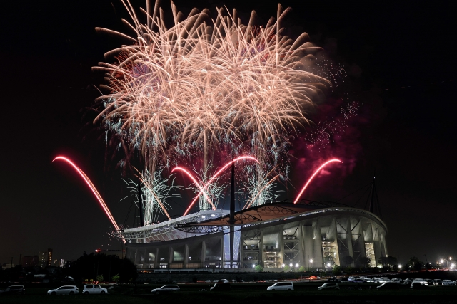豊田おいでんまつり　花火