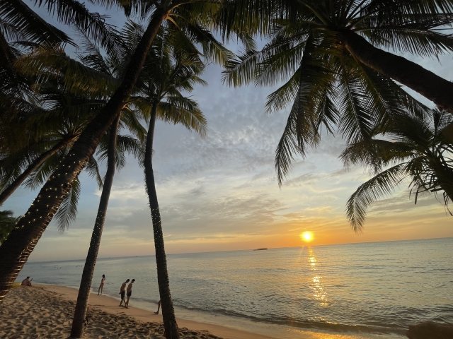 フーコック ビーチのサンセット