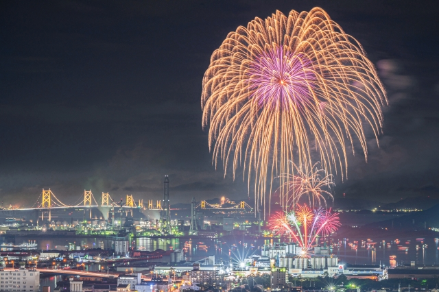 坂出　花火