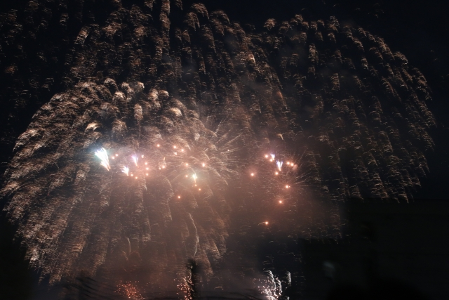 秩父夜祭 花火
